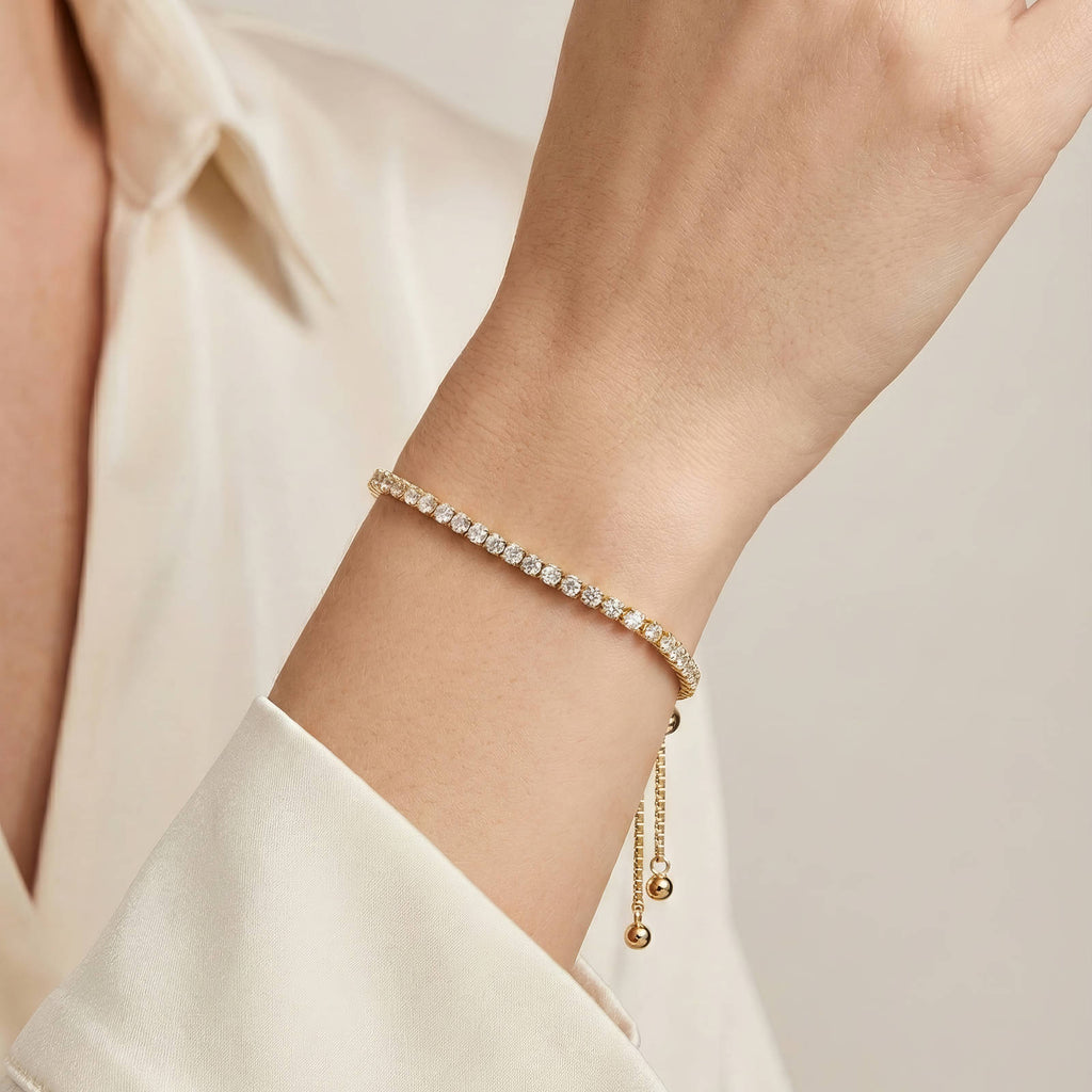 VELVET DEWDROP TENNIS BRACELET